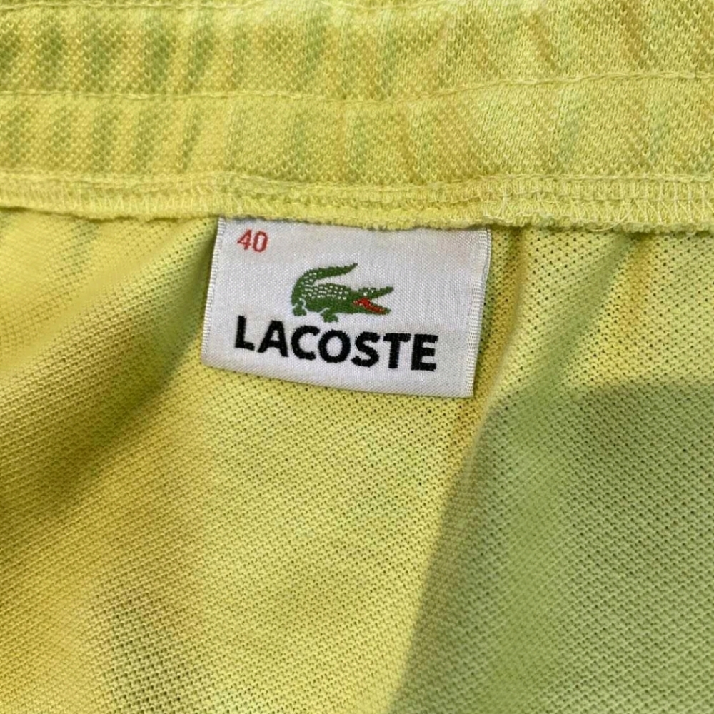 Vintage Lacoste Light Yellow Terry Dress - Picture 2 of 3